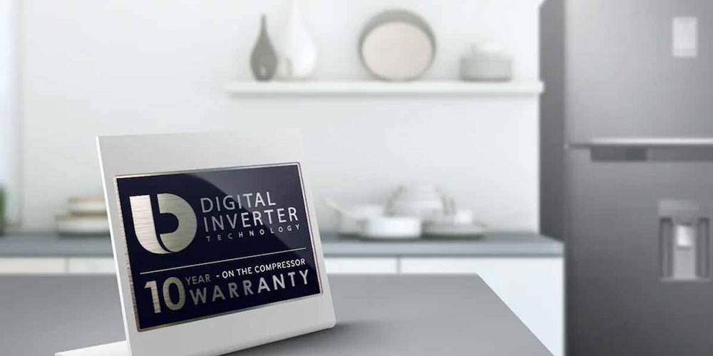 موتور اینورتر دیجیتال (Digital Inverter) در ساید بای ساید سامسونگ RS68